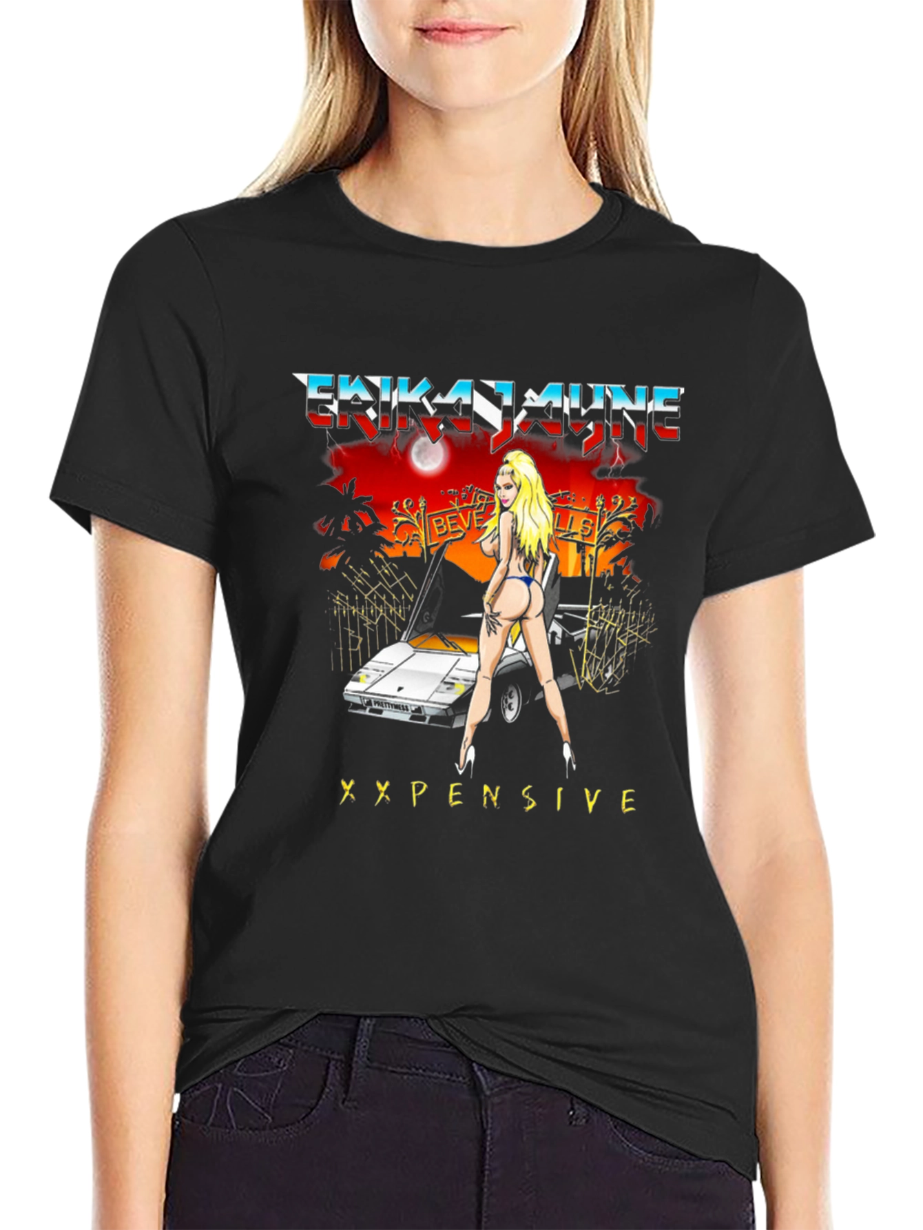 Erika Mune XXPENSIVE Black T-Shirt