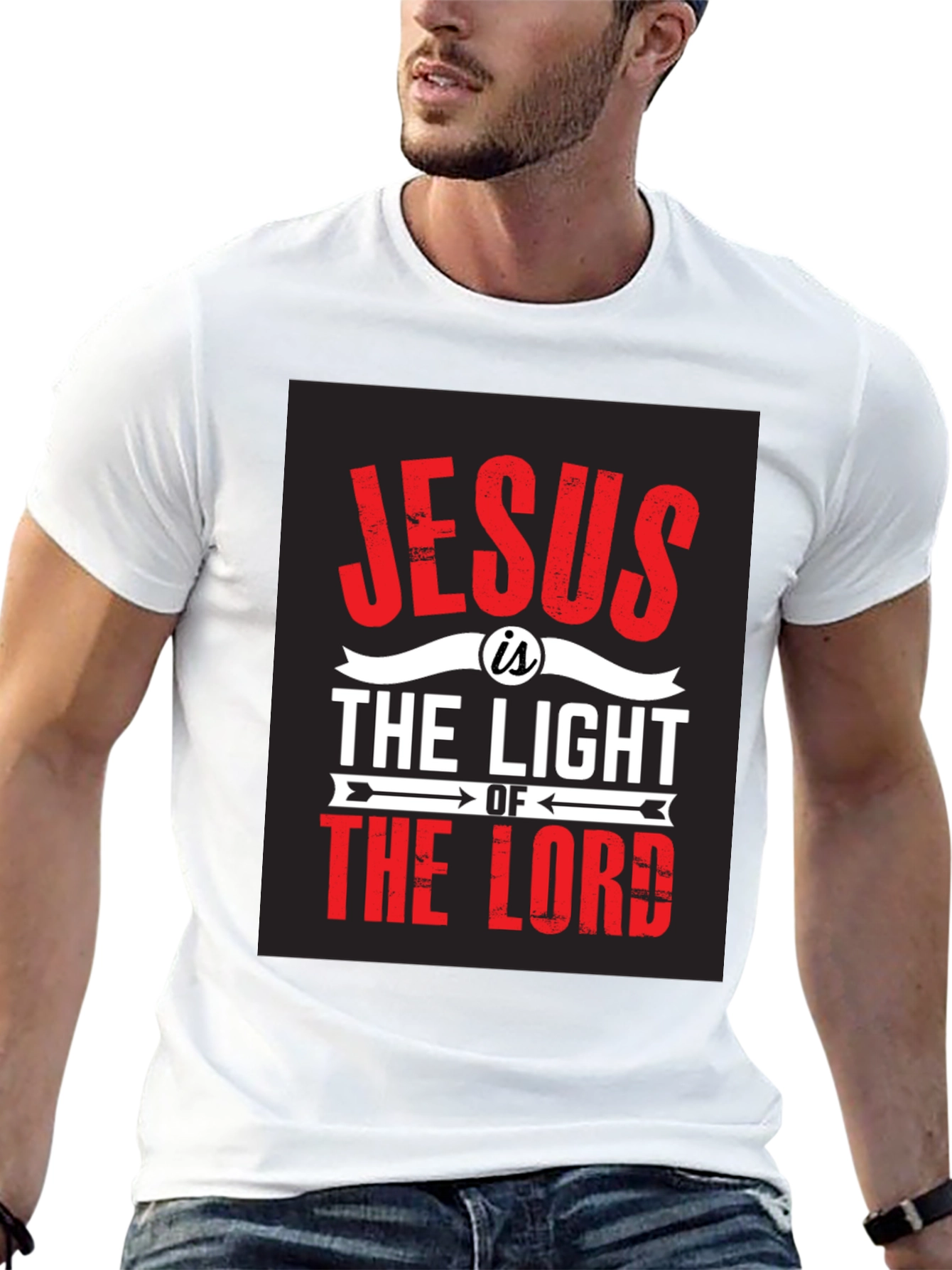 Jesus is the Light Graphic Tee - Christian Apparel