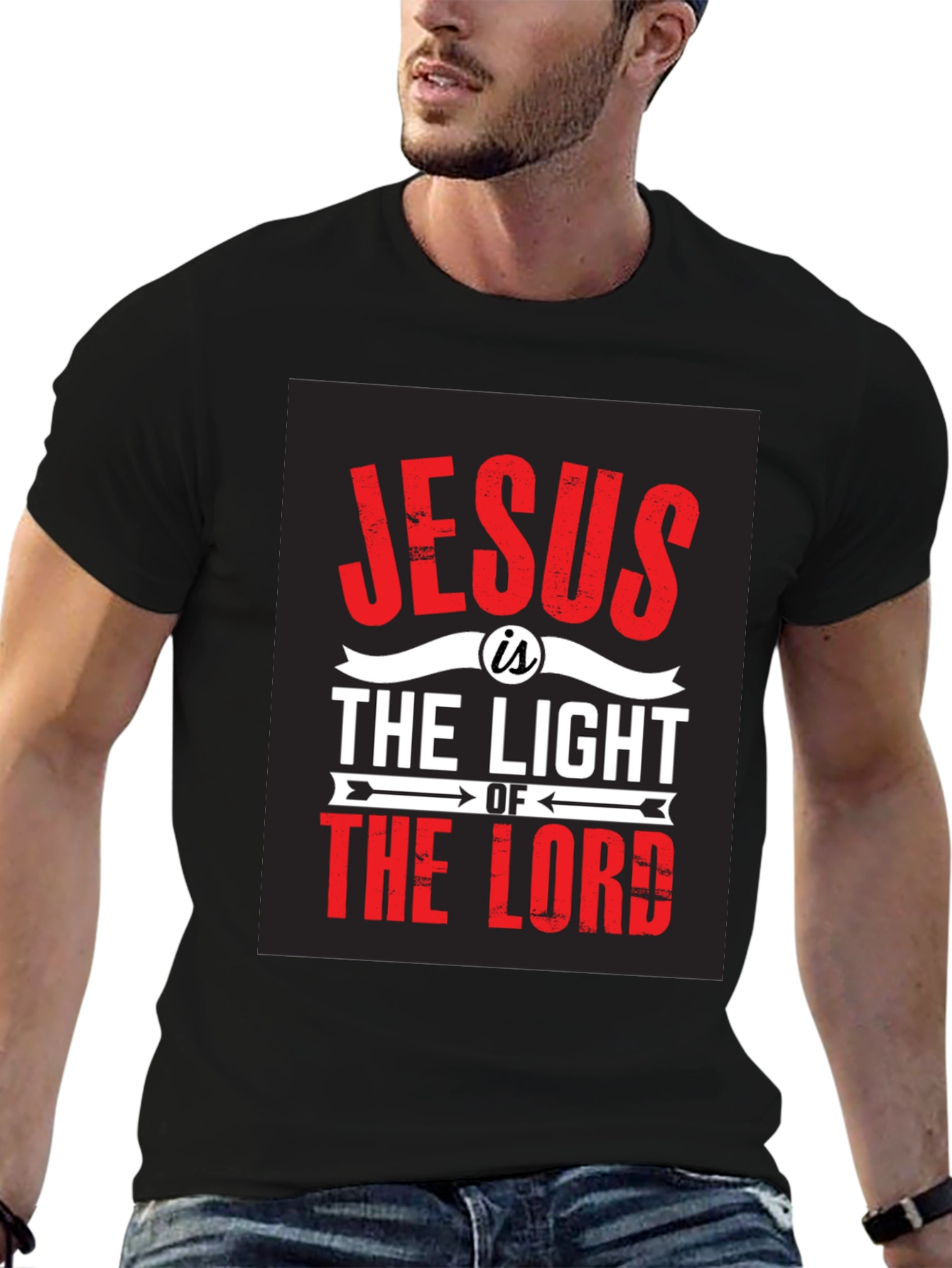 Jesus is the Light Graphic Tee - Christian Apparel
