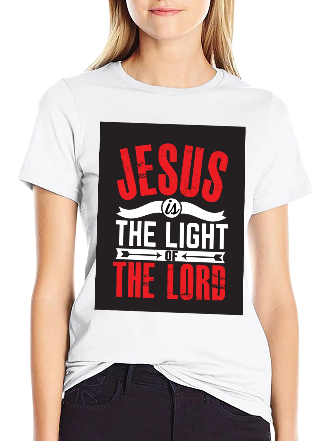 Jesus is the Light Graphic Tee - Christian Apparel