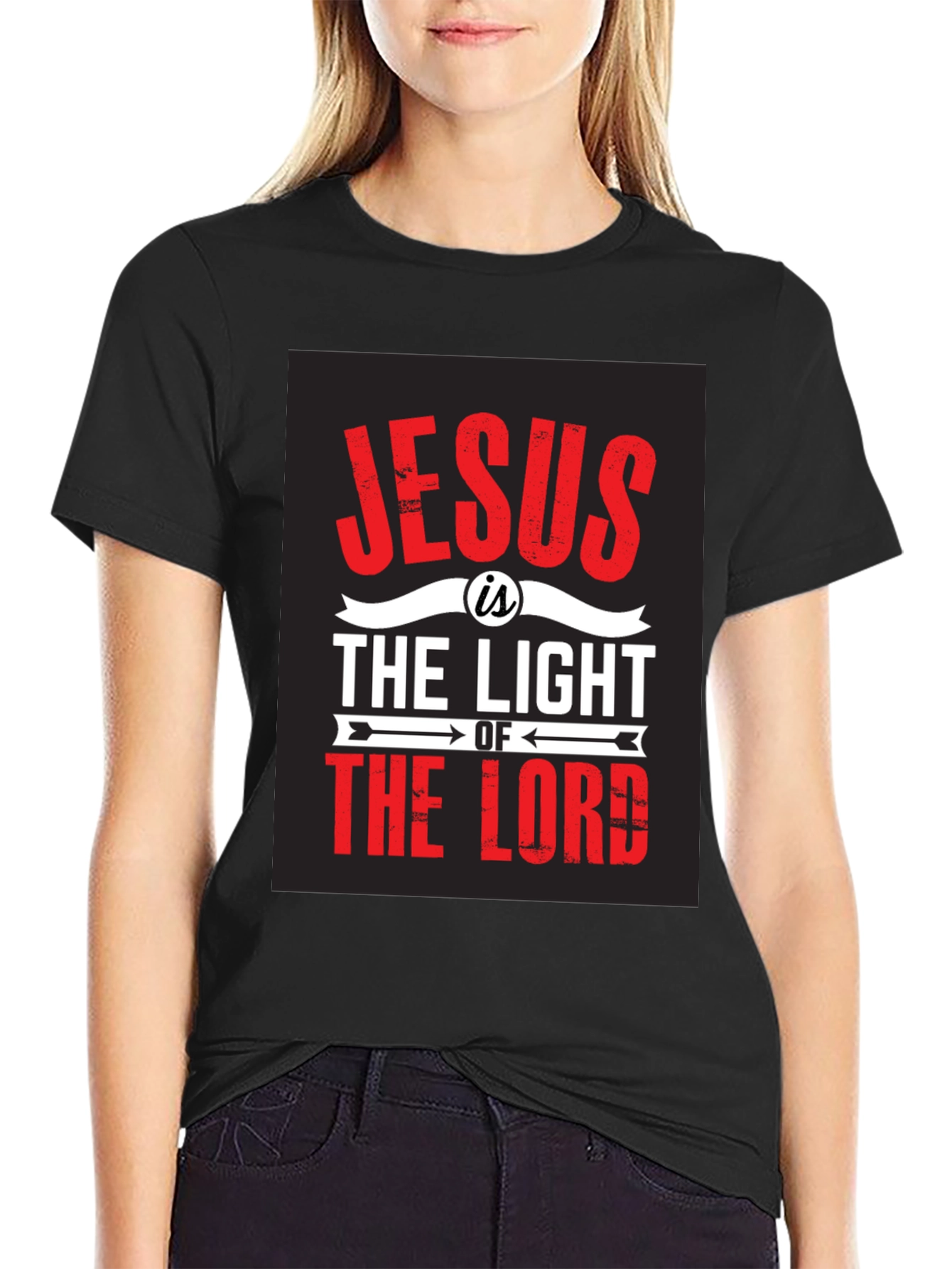 Jesus is the Light Graphic Tee - Christian Apparel