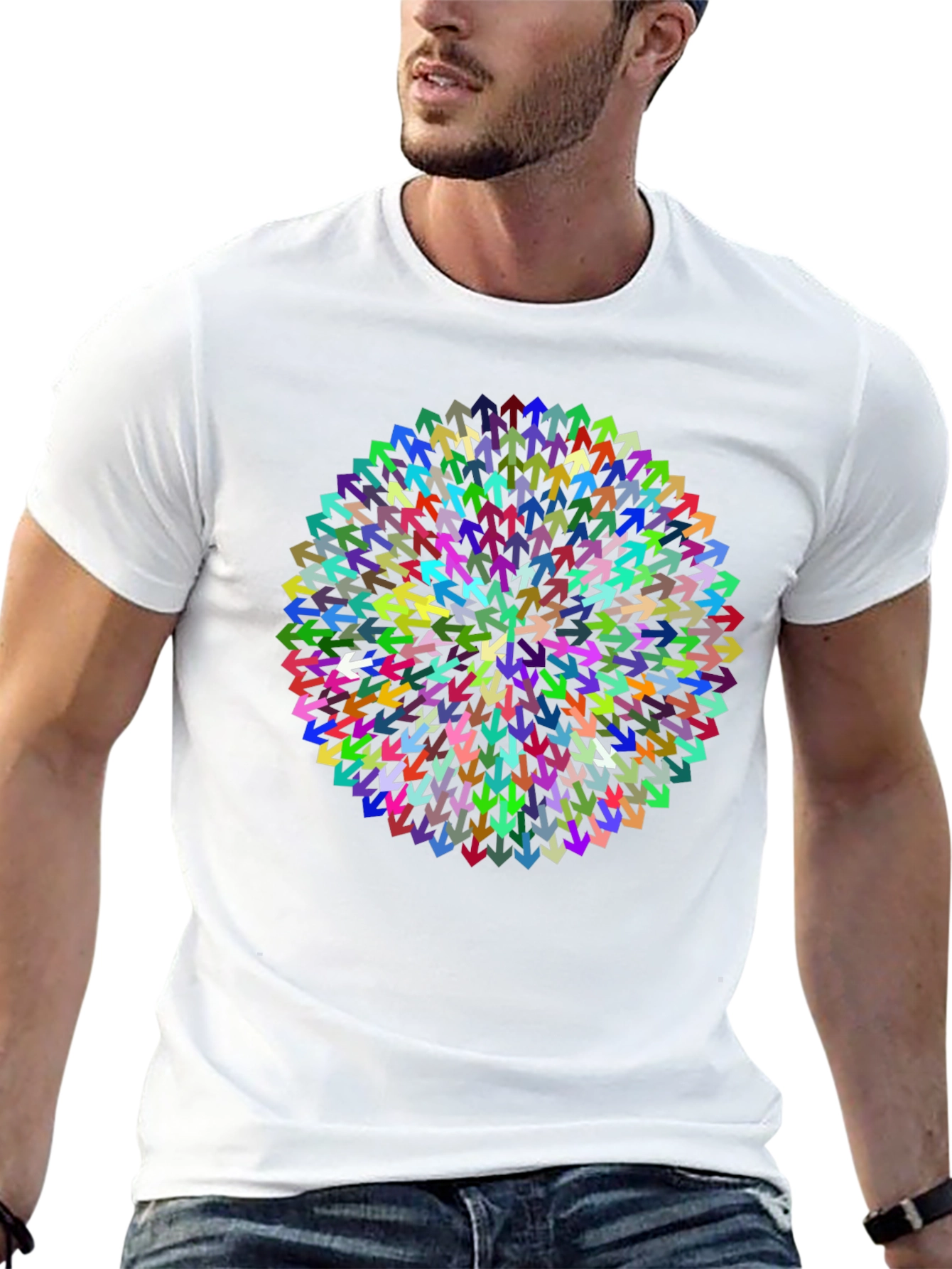 Arrow Mandala Black T-Shirt