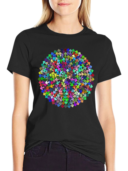 Arrow Mandala Black T-Shirt