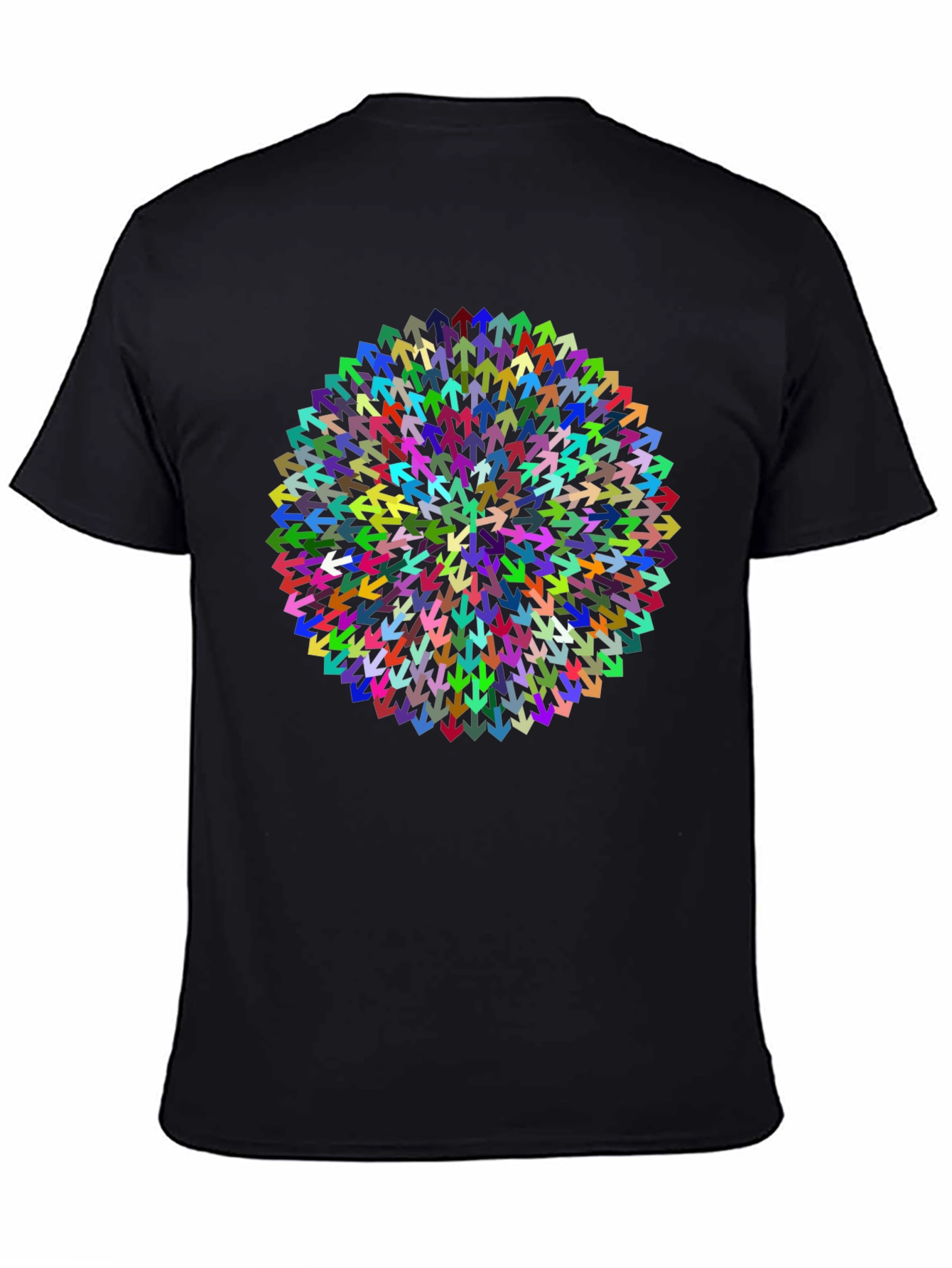 Arrow Mandala Black T-Shirt