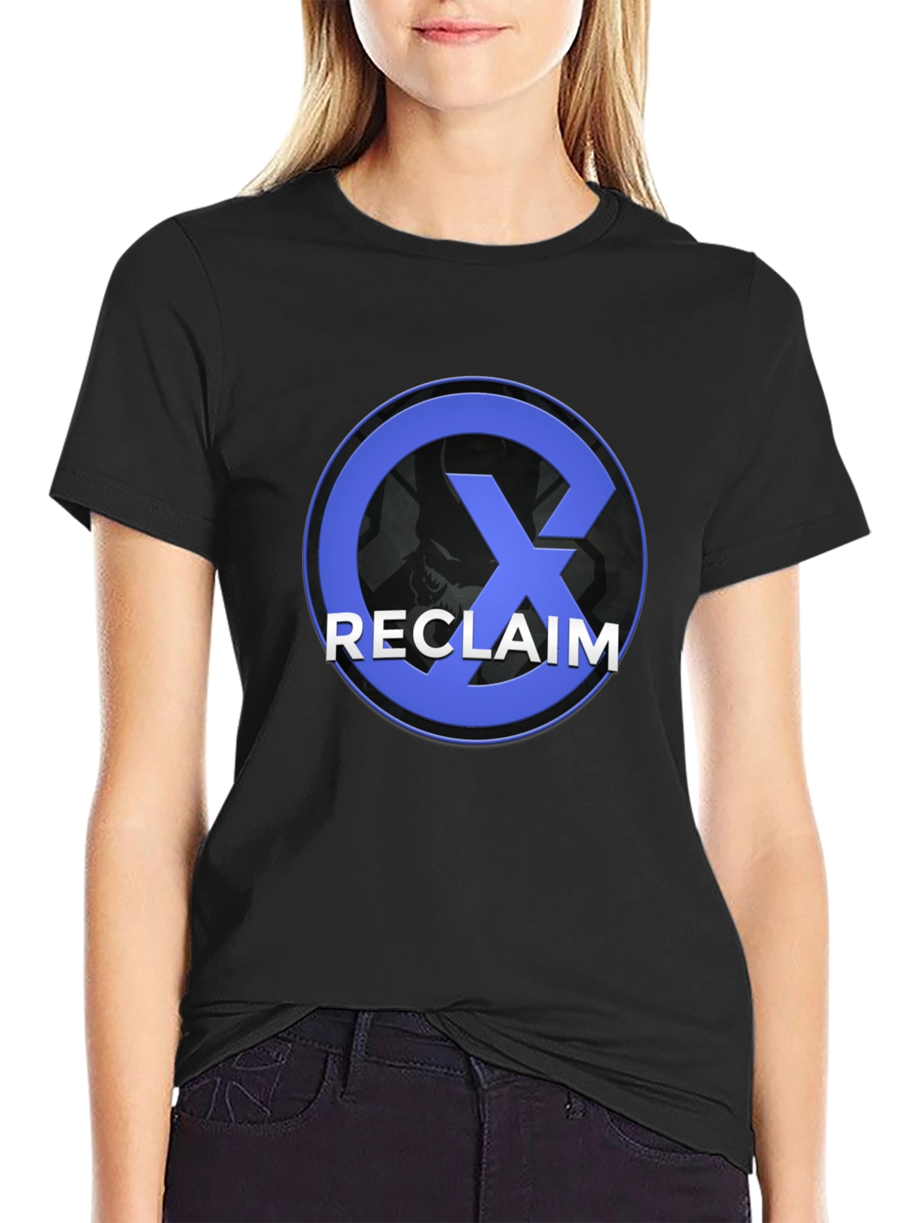 Reclaim Graphic T-Shirt - Black Cotton Blend