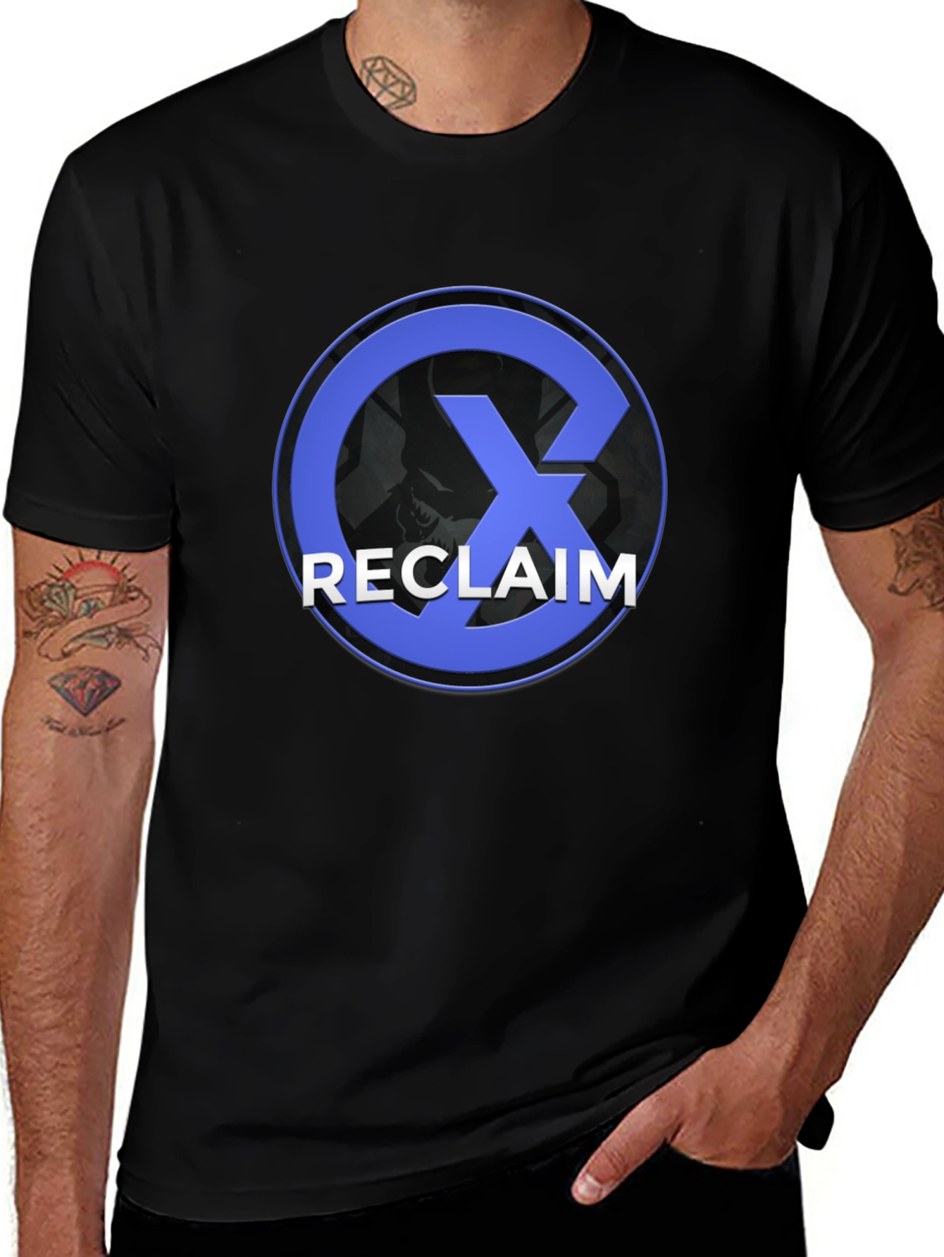 Reclaim Graphic T-Shirt - Black Cotton Blend