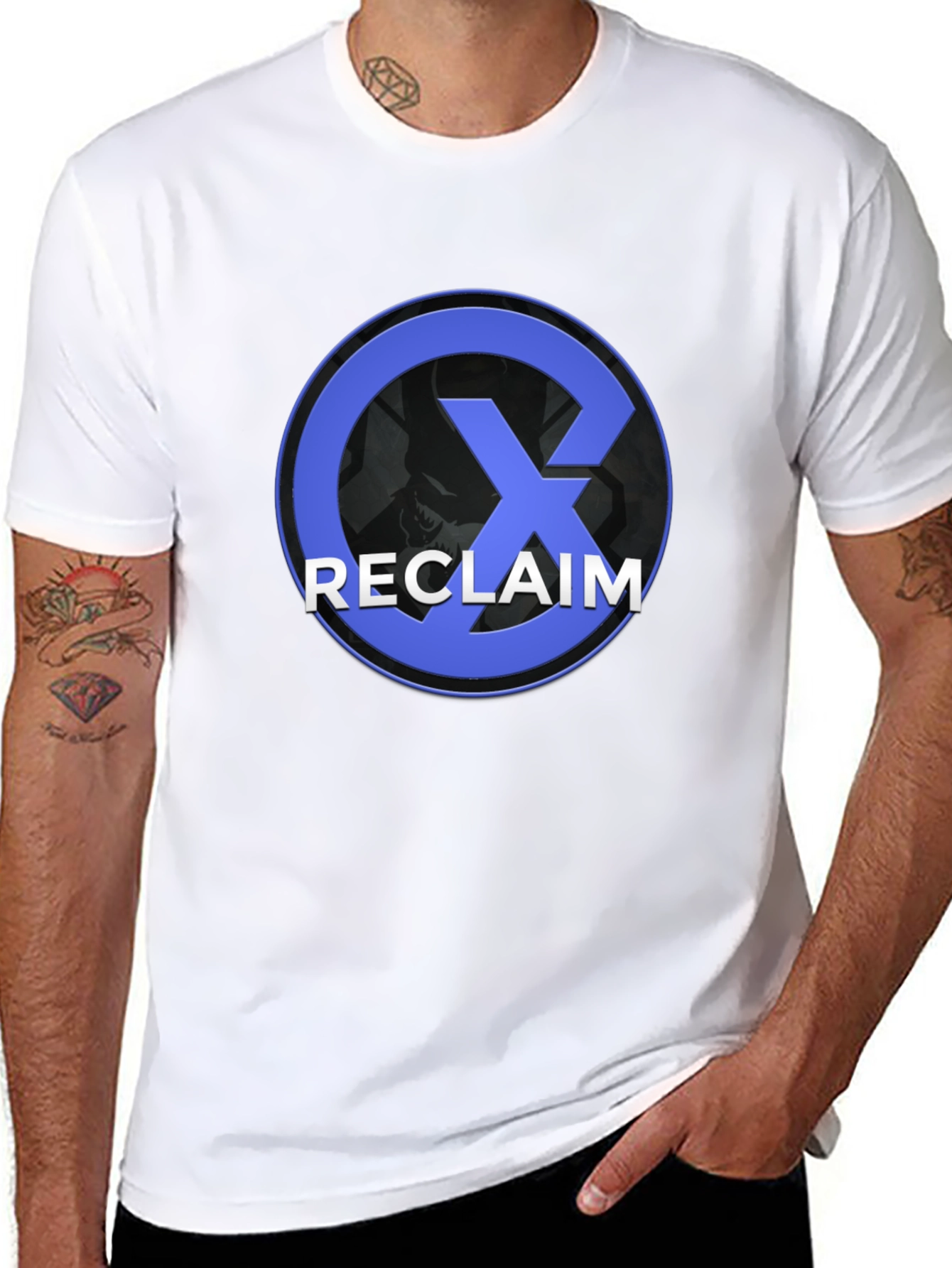 Reclaim Graphic T-Shirt - Black Cotton Blend