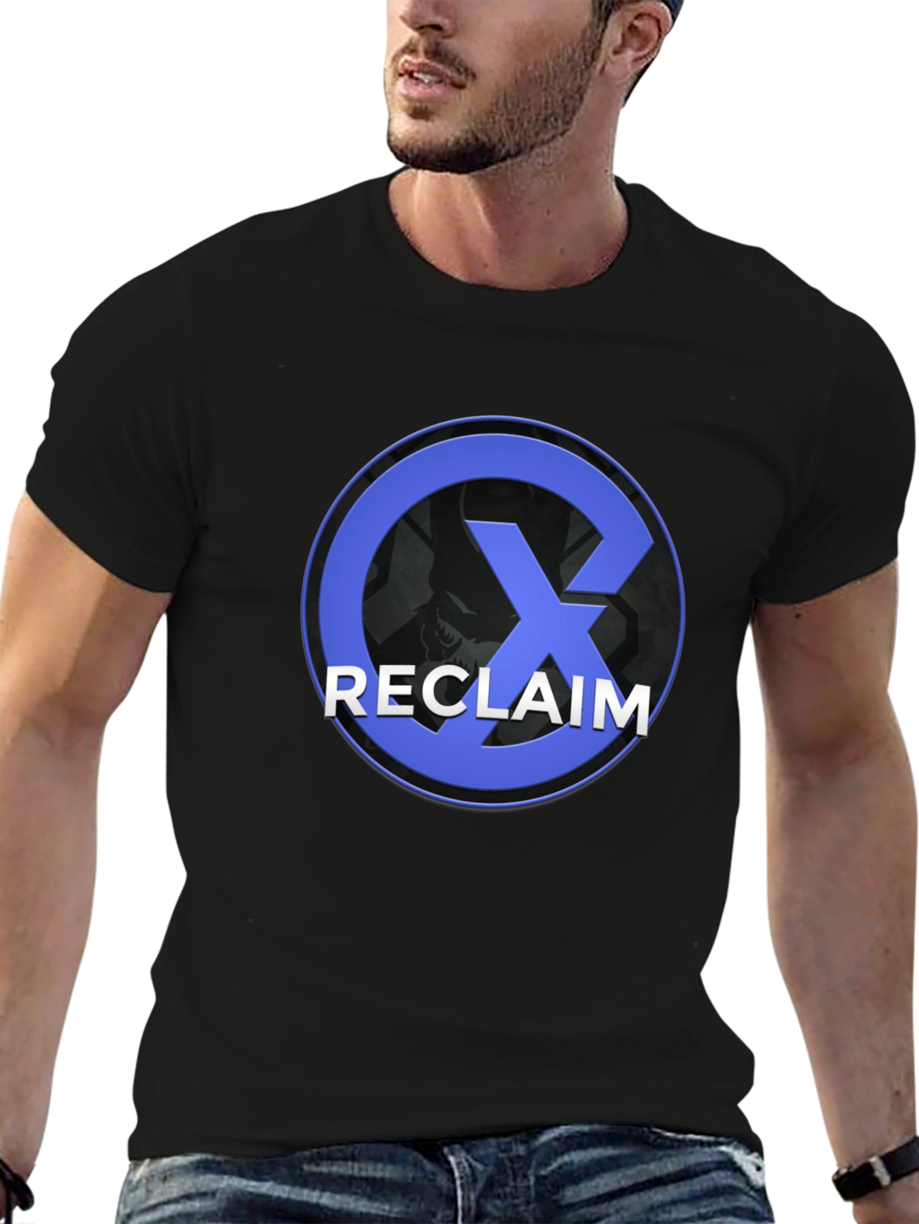 Reclaim Graphic T-Shirt - Black Cotton Blend