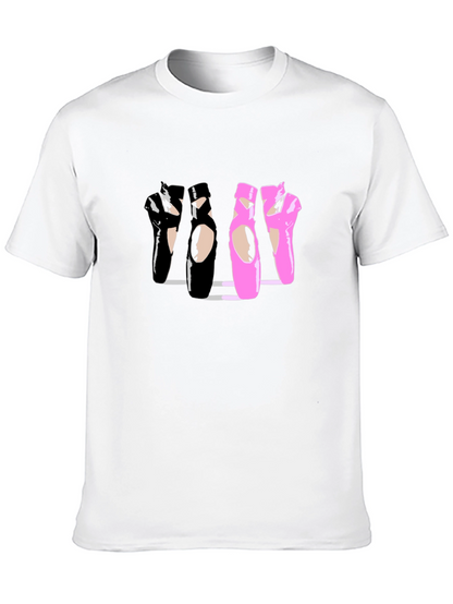 Ballet Shoe Graphic T-Shirt - Dancer Tee