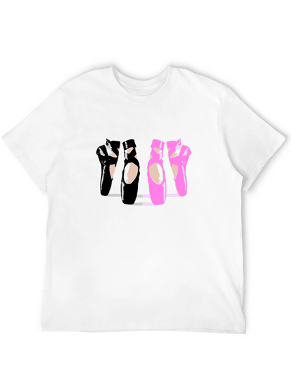 Ballet Shoe Graphic T-Shirt - Dancer Tee
