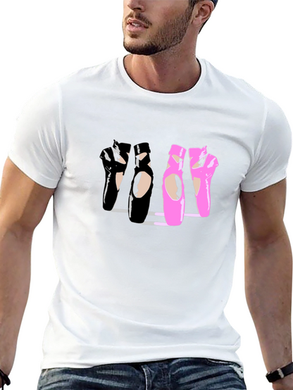 Ballet Shoe Graphic T-Shirt - Dancer Tee