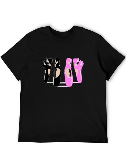Ballet Shoe Graphic T-Shirt - Dancer Tee