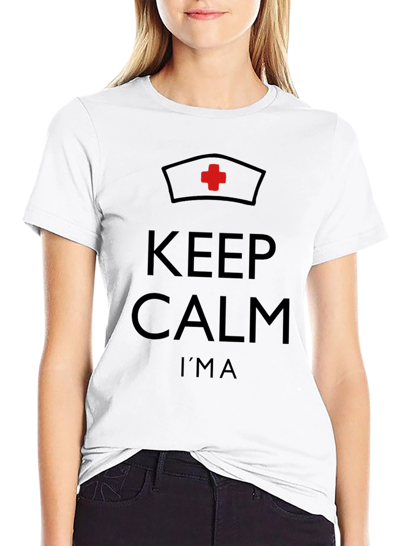 Keep Calm Im a Nurse Graphic T-Shirt