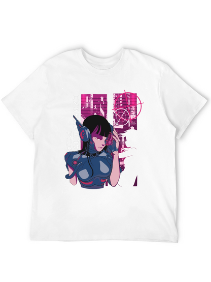 Cyberpunk Anime Graphic Tee