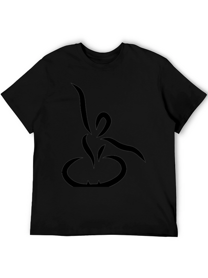 Modern Minimalist Black Graphic Tee