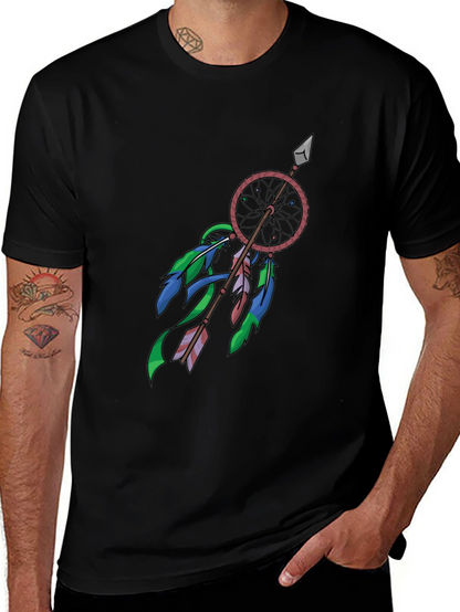 Dreamcatcher Arrow Graphic Tee - Boho Style Shirt