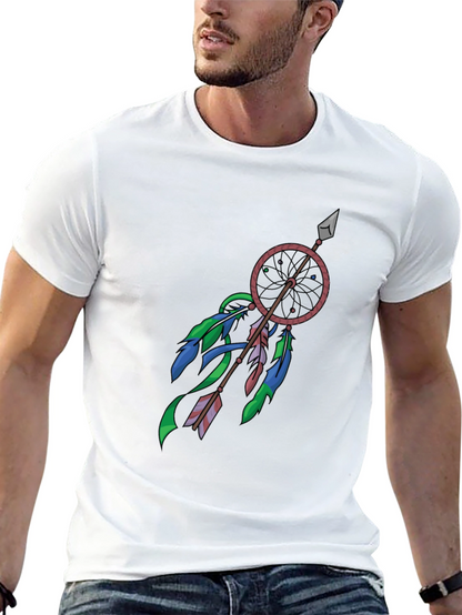 Dreamcatcher Arrow Graphic Tee - Boho Style Shirt
