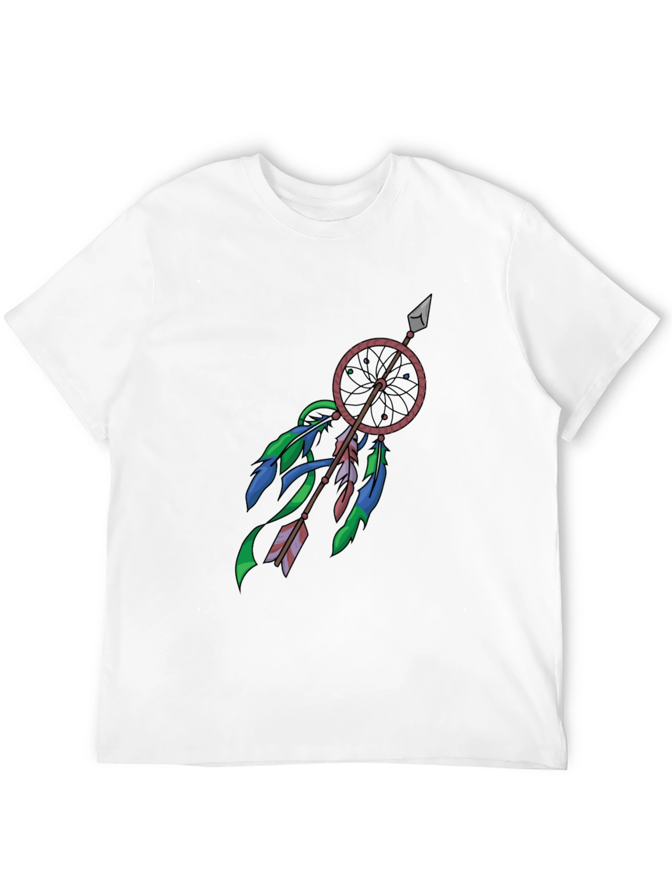 Dreamcatcher Arrow Graphic Tee - Boho Style Shirt