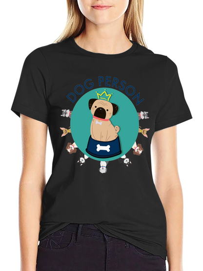 Dog Person T-Shirt - Cute Puppy Design
