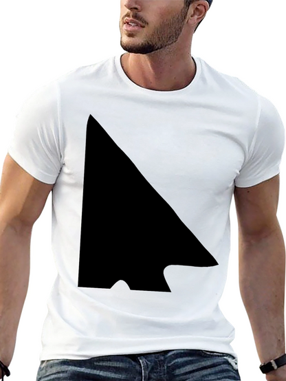 Modern Arrowhead Graphic Black T-Shirt