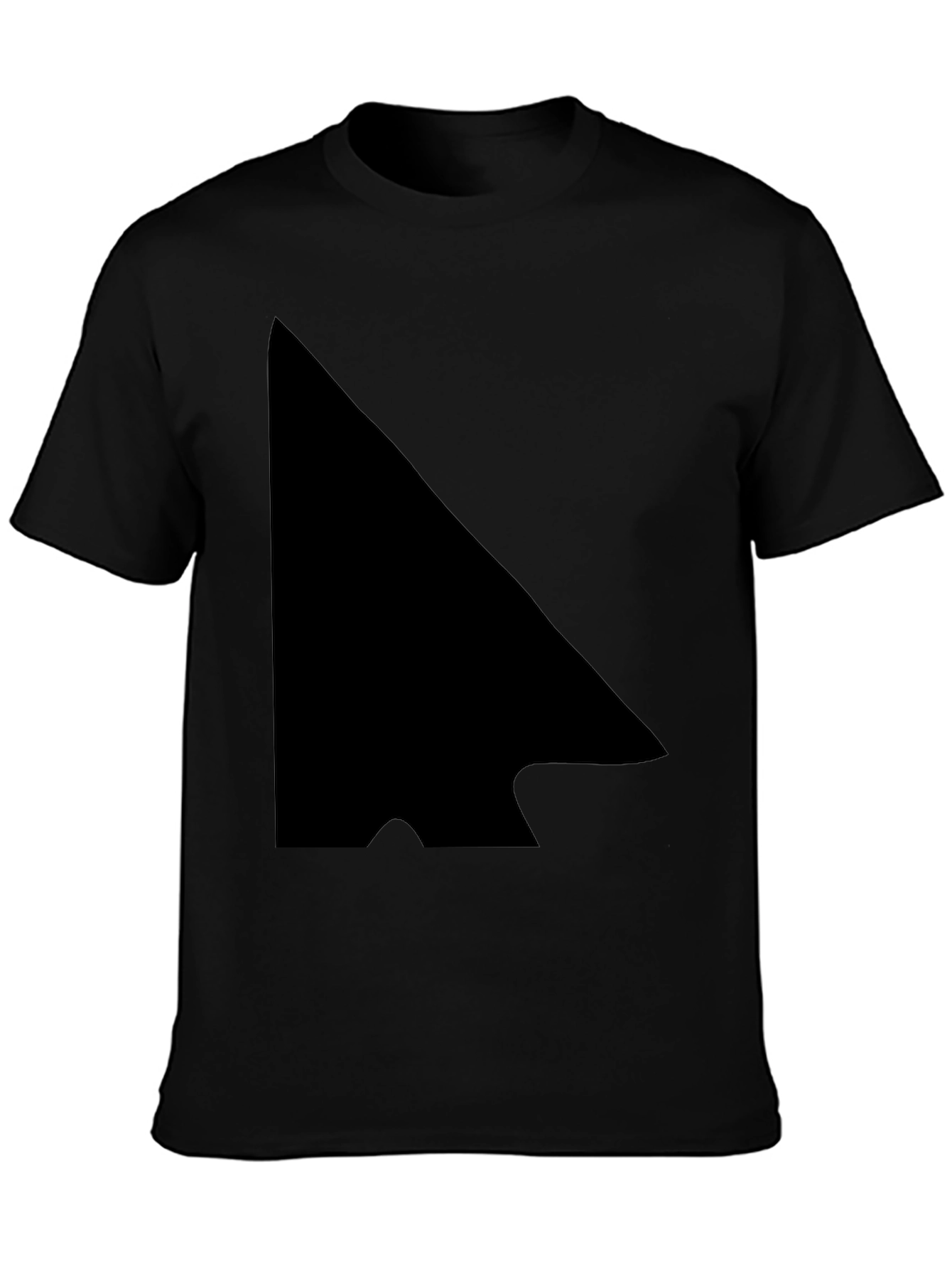 Modern Arrowhead Graphic Black T-Shirt