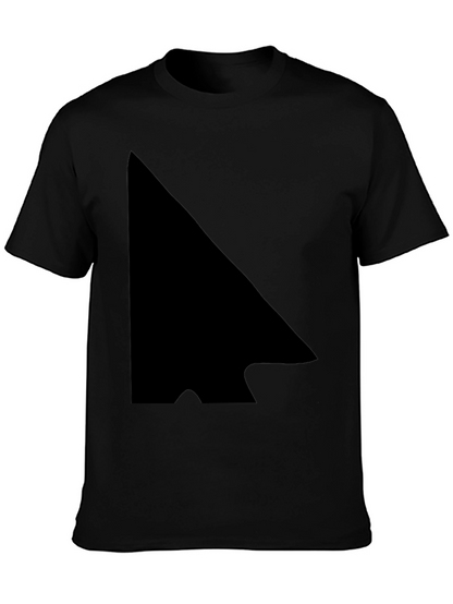 Modern Arrowhead Graphic Black T-Shirt