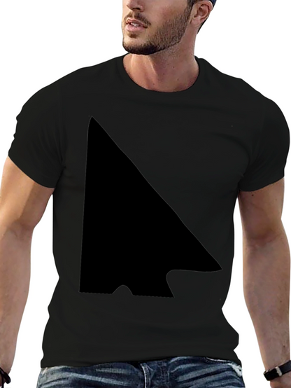 Modern Arrowhead Graphic Black T-Shirt