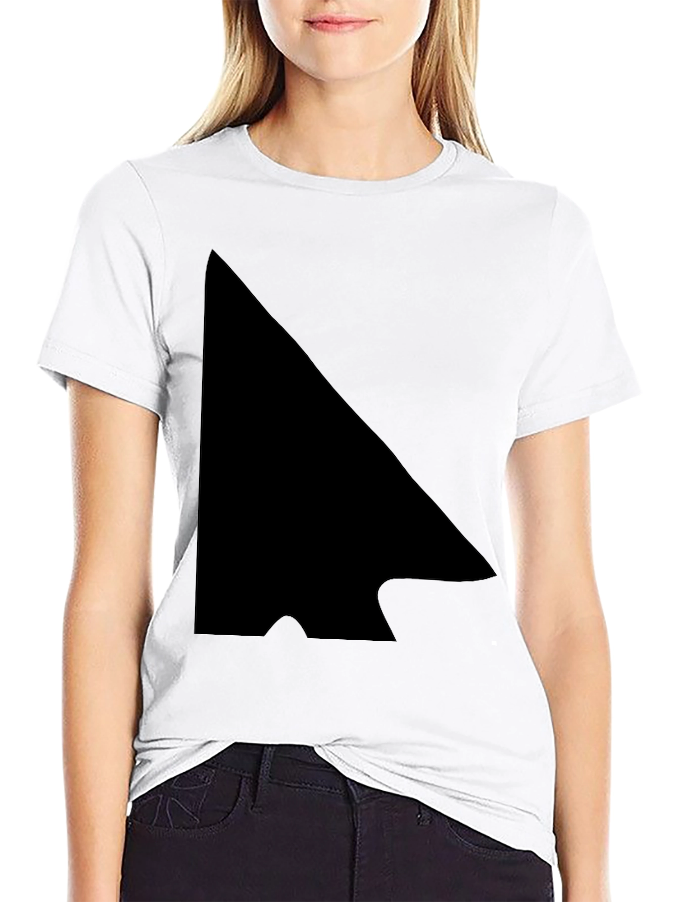 Modern Arrowhead Graphic Black T-Shirt