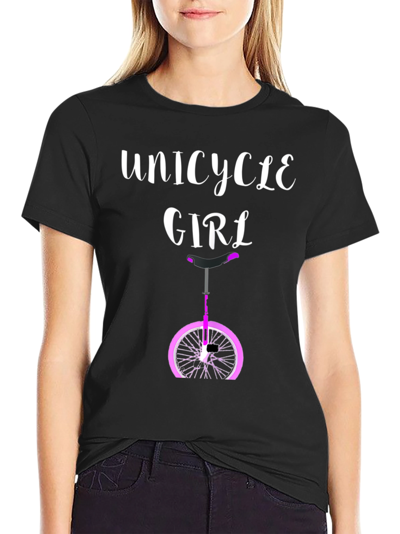 Unicycle Girl T-Shirt