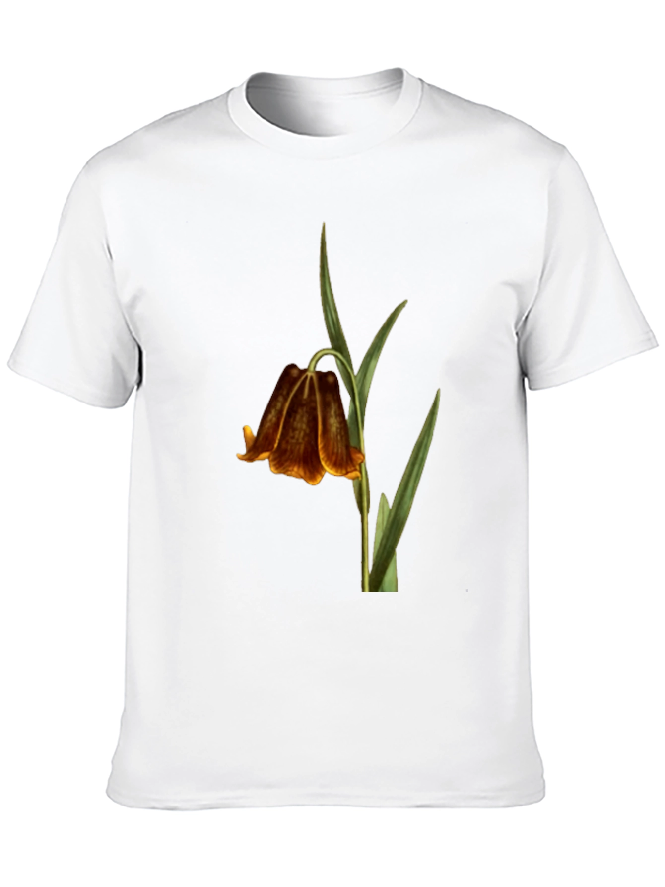 Botanical Bellflower Black T-Shirt