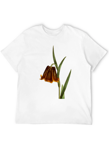 Botanical Bellflower Black T-Shirt
