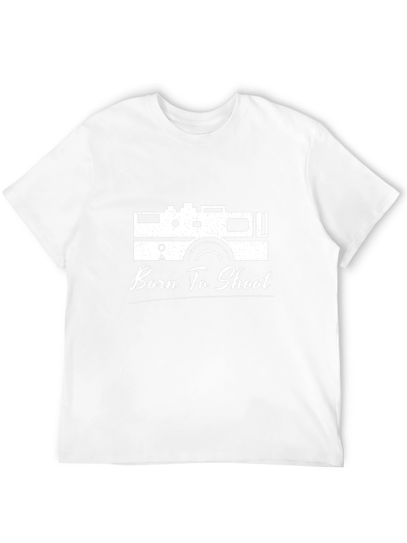 Born to Shoot Camera Graphic T-Shirt