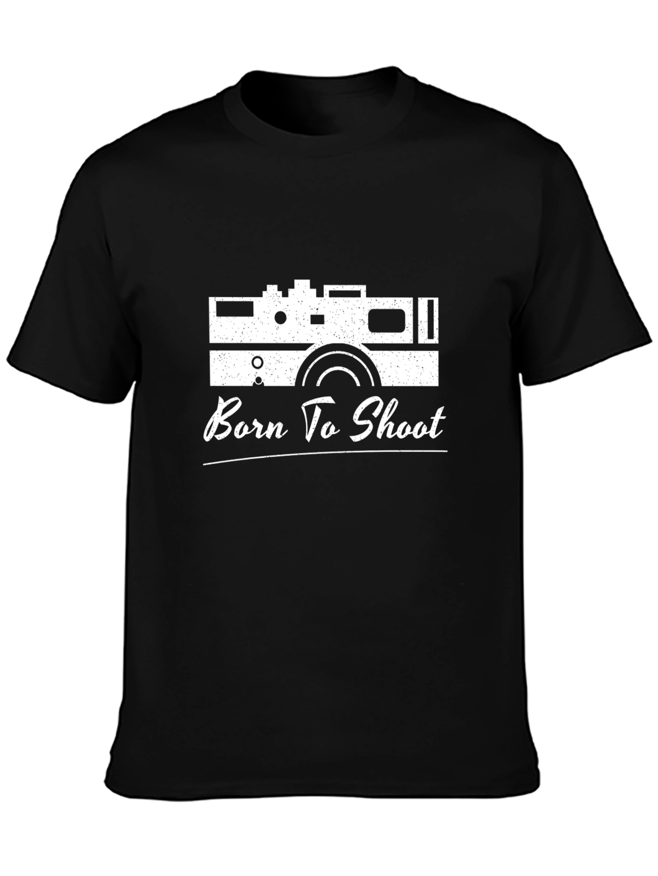 Born to Shoot Camera Graphic T-Shirt
