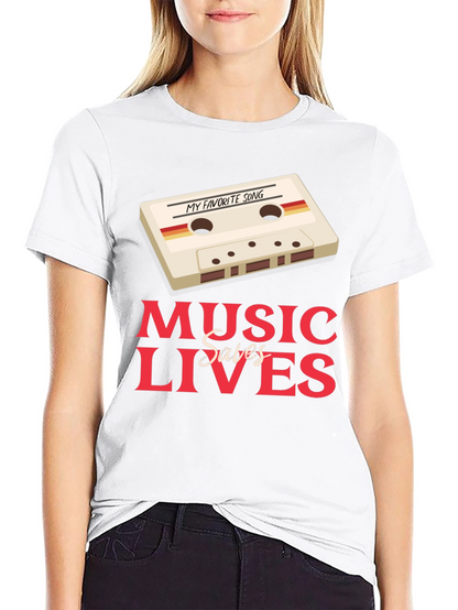 Music Saves Lives Graphic Tee