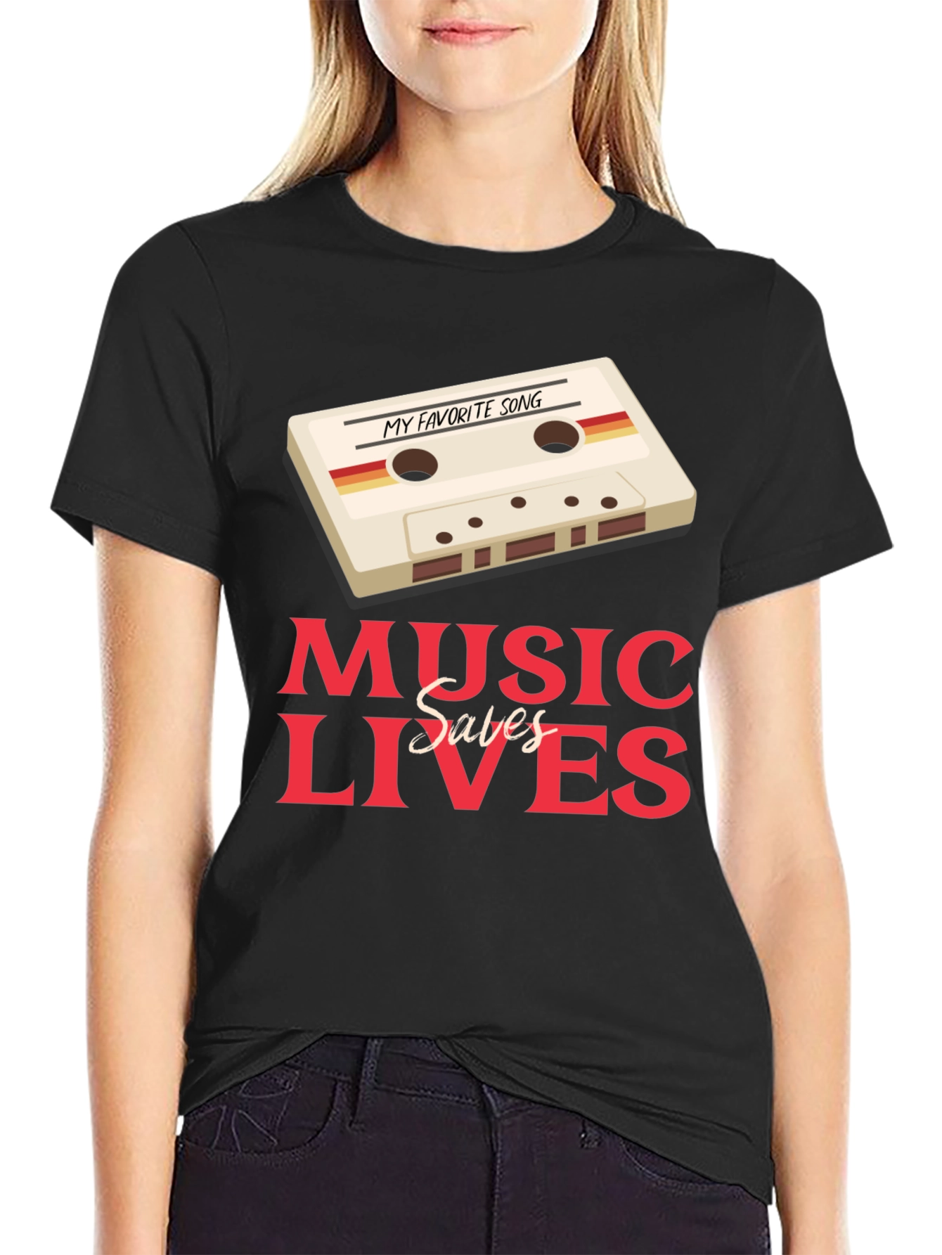 Music Saves Lives Graphic Tee