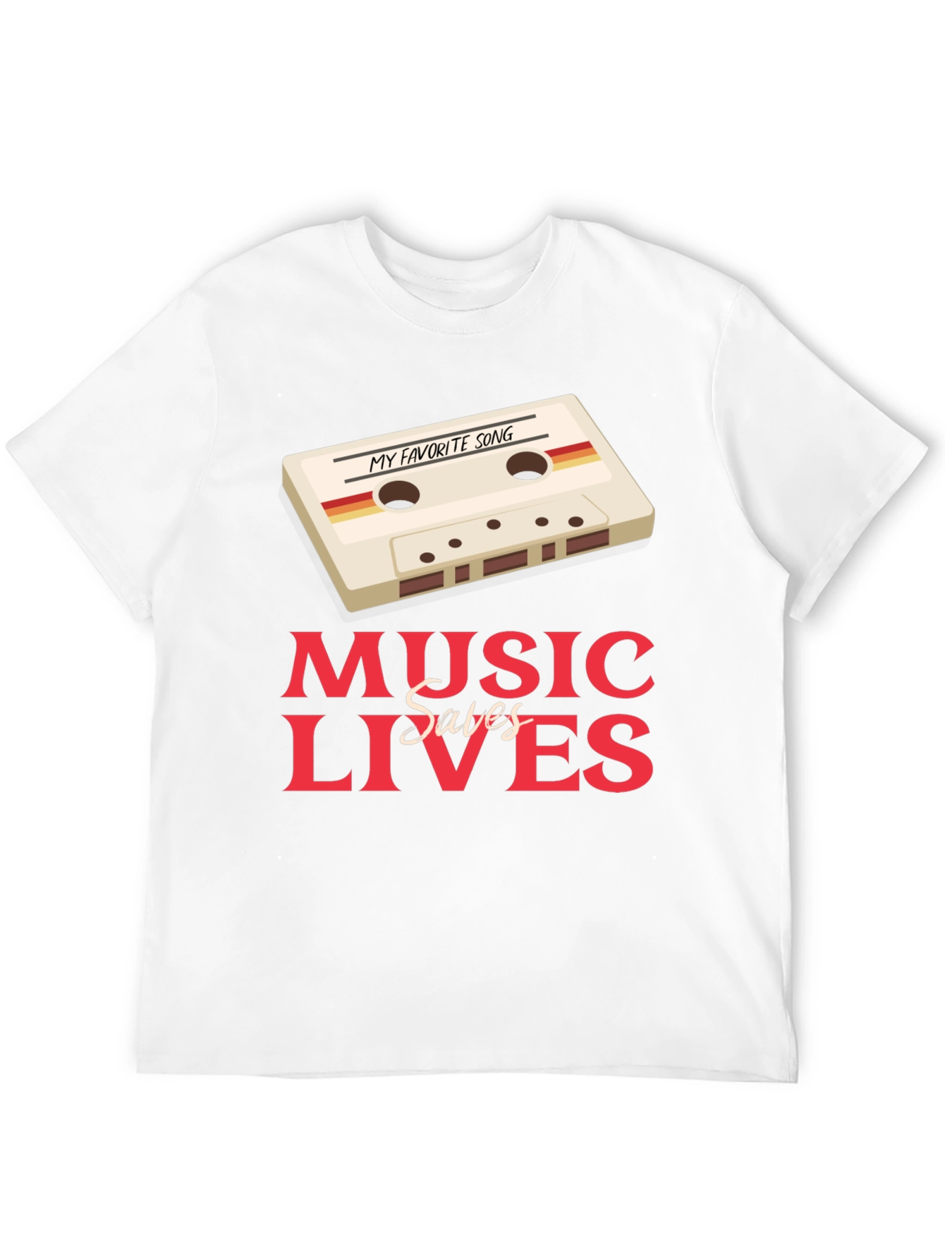 Music Saves Lives Graphic Tee