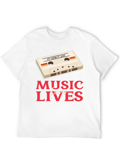 Music Saves Lives Graphic Tee
