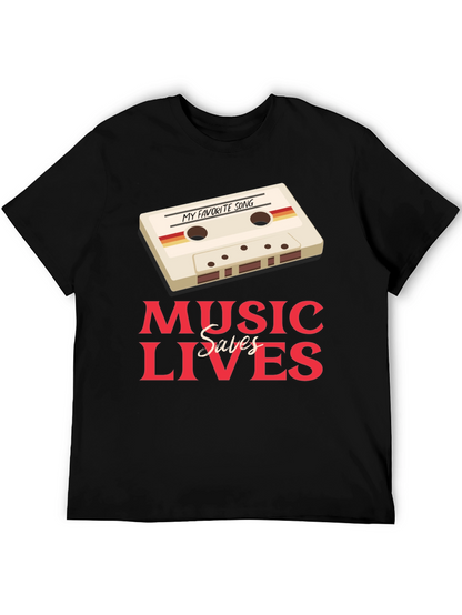 Music Saves Lives Graphic Tee
