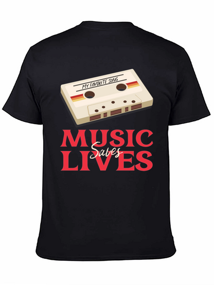 Music Saves Lives Graphic Tee