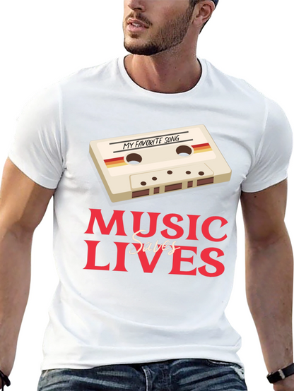Music Saves Lives Graphic Tee
