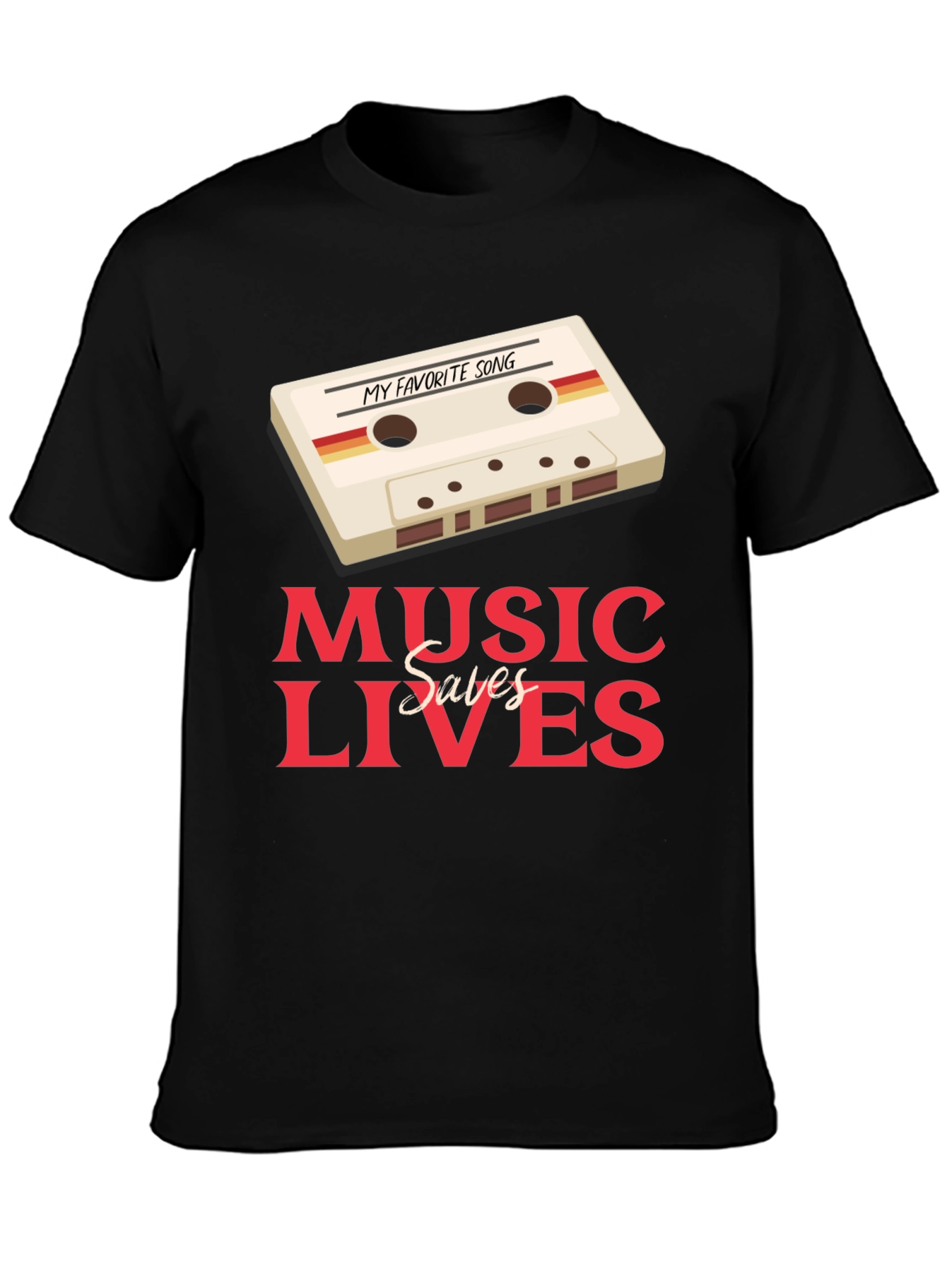 Music Saves Lives Graphic Tee