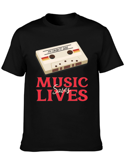 Music Saves Lives Graphic Tee