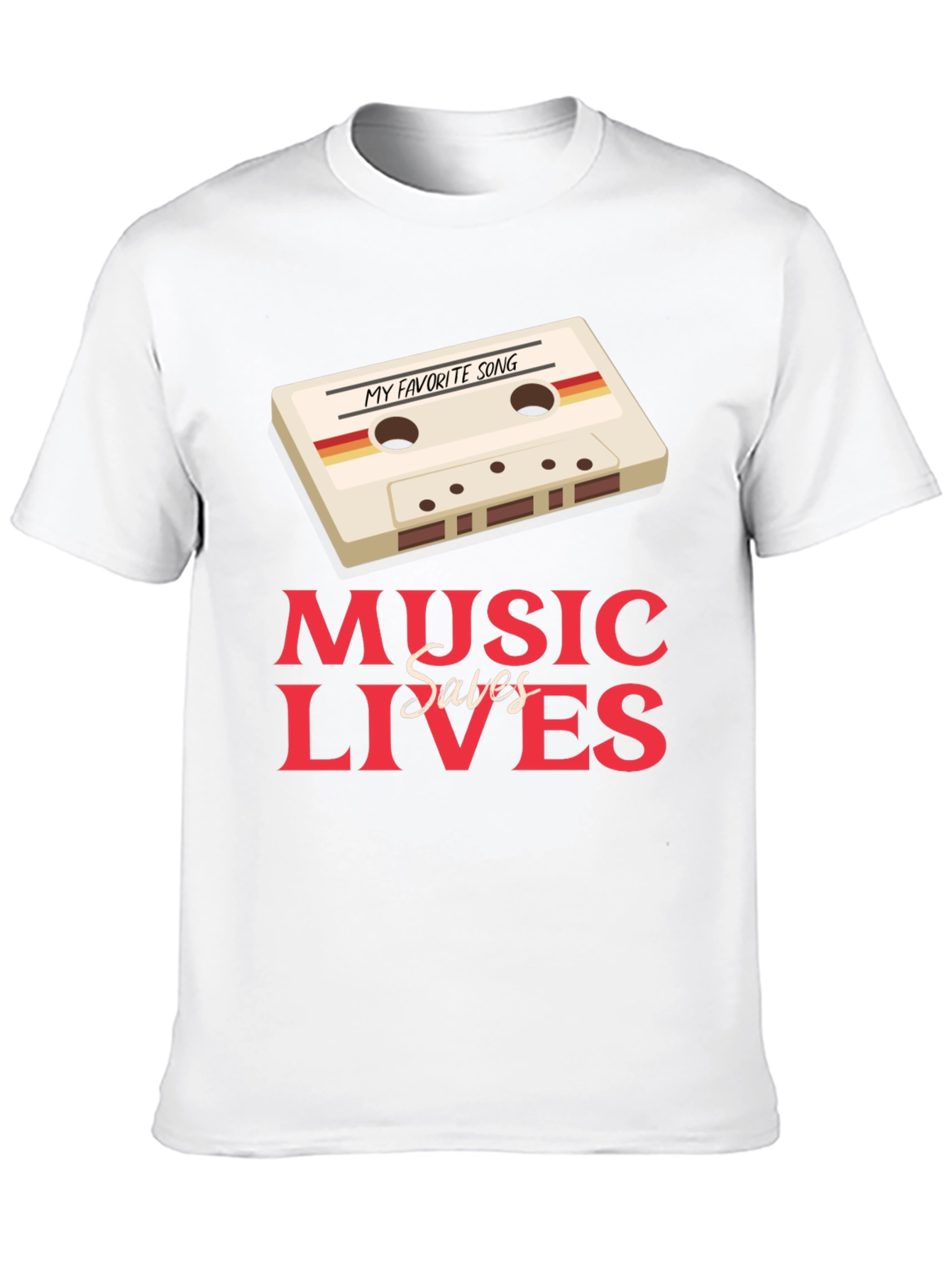 Music Saves Lives Graphic Tee