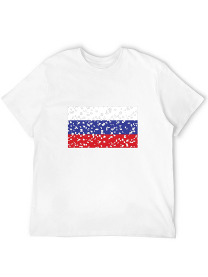 Russian Flag Grunge T-Shirt