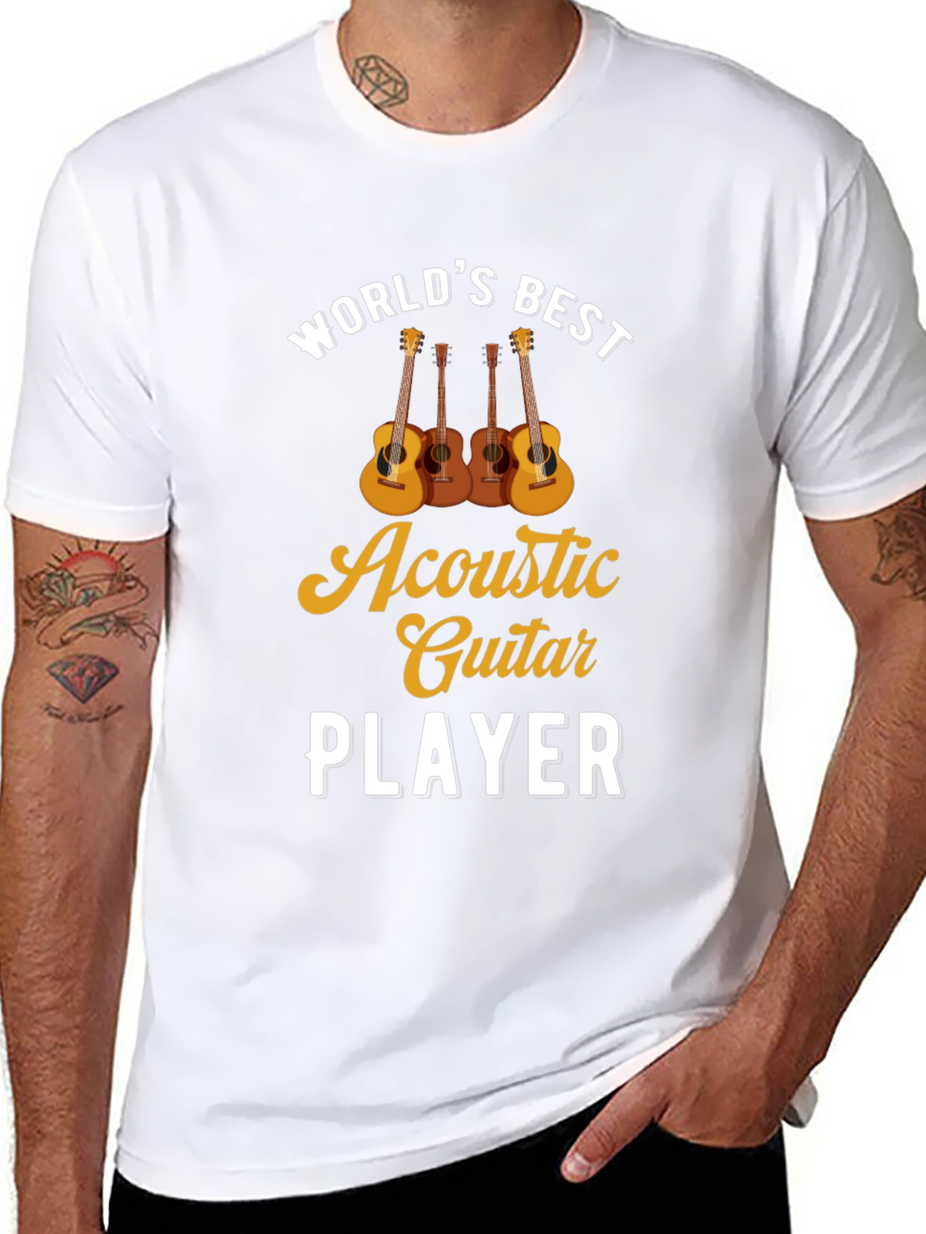 Worlds Best Acoustic Guitar Player T-Shirt