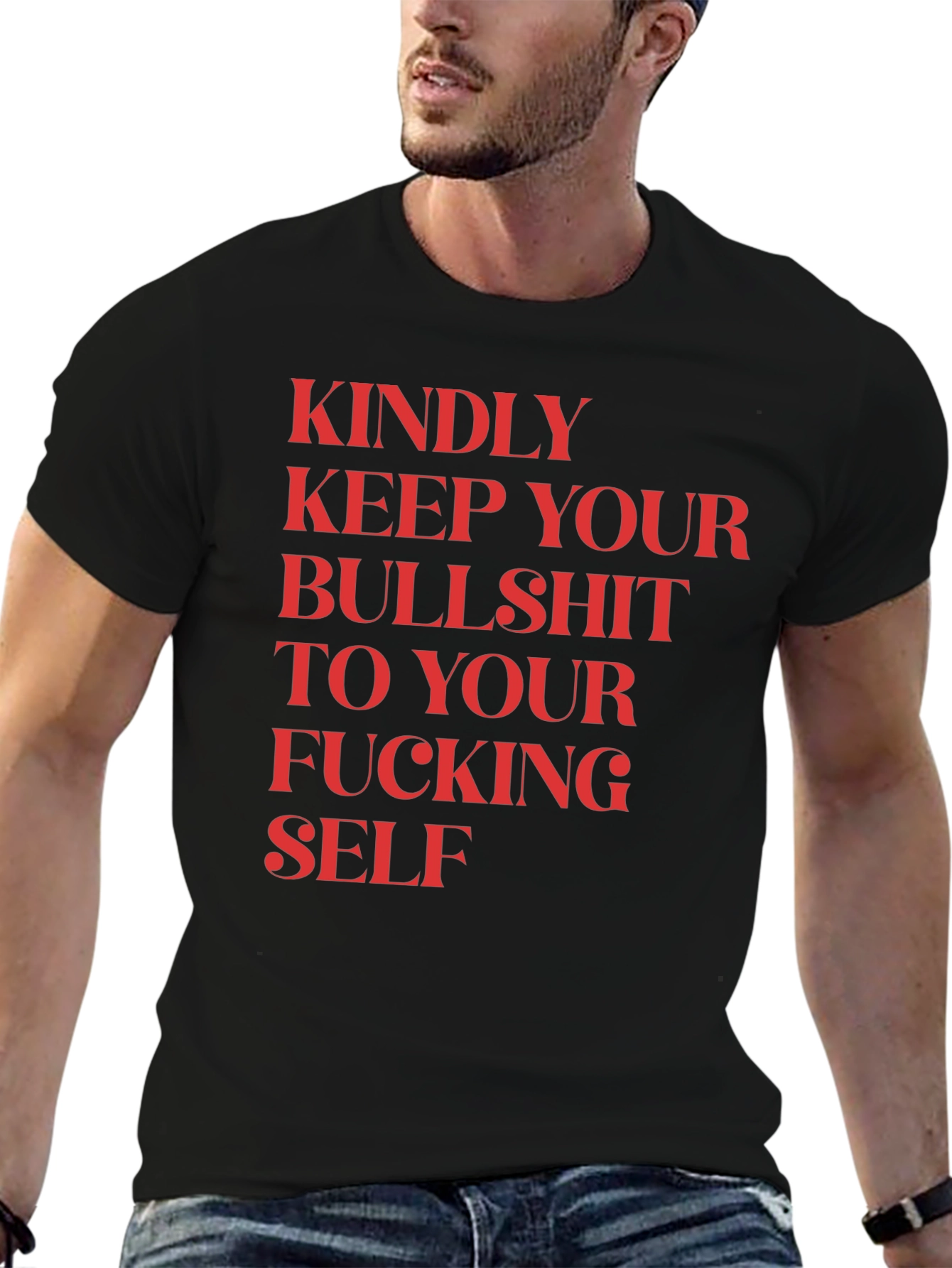 Keep Your Bullshit to Yourself Funny Graphic Tee