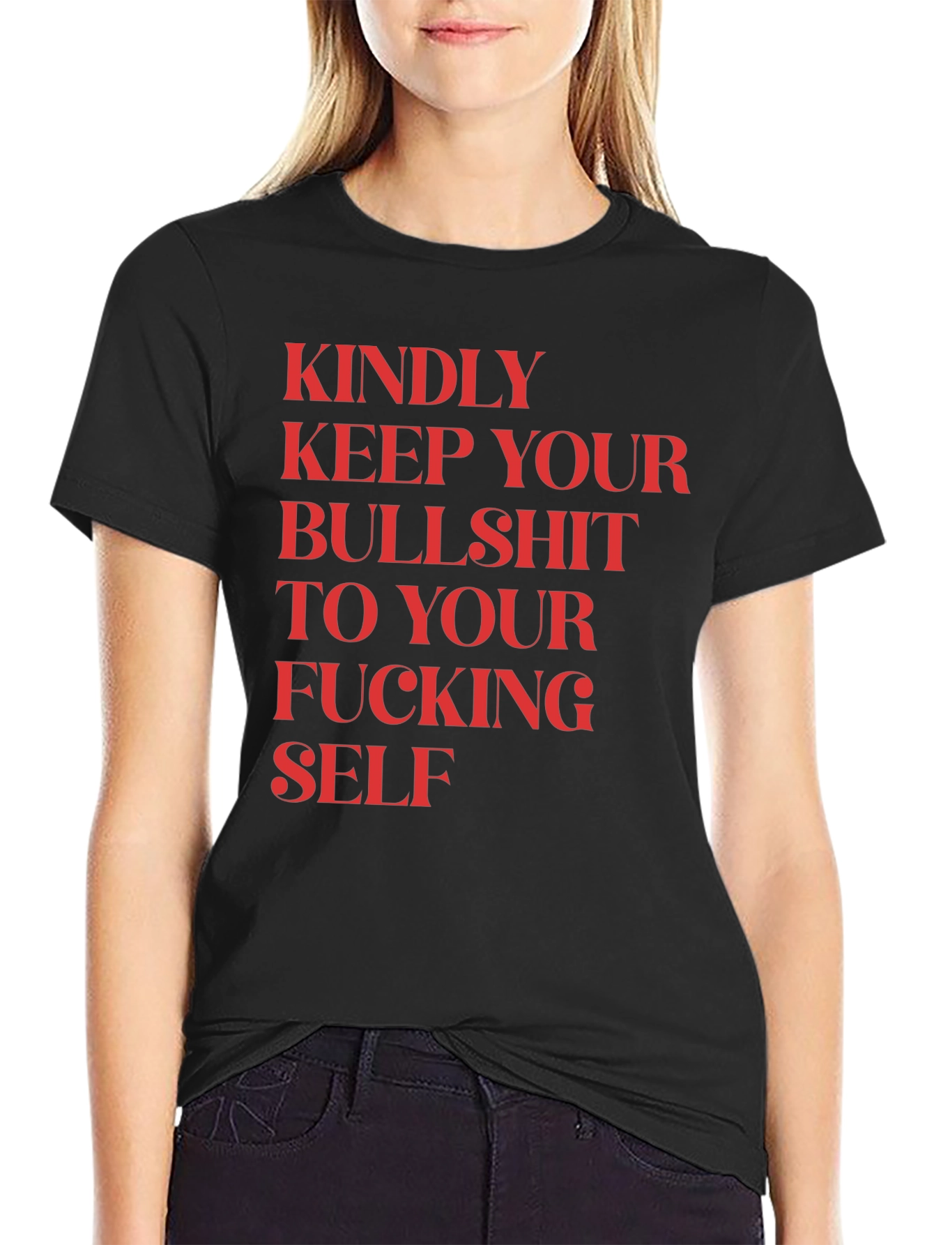 Keep Your Bullshit to Yourself Funny Graphic Tee