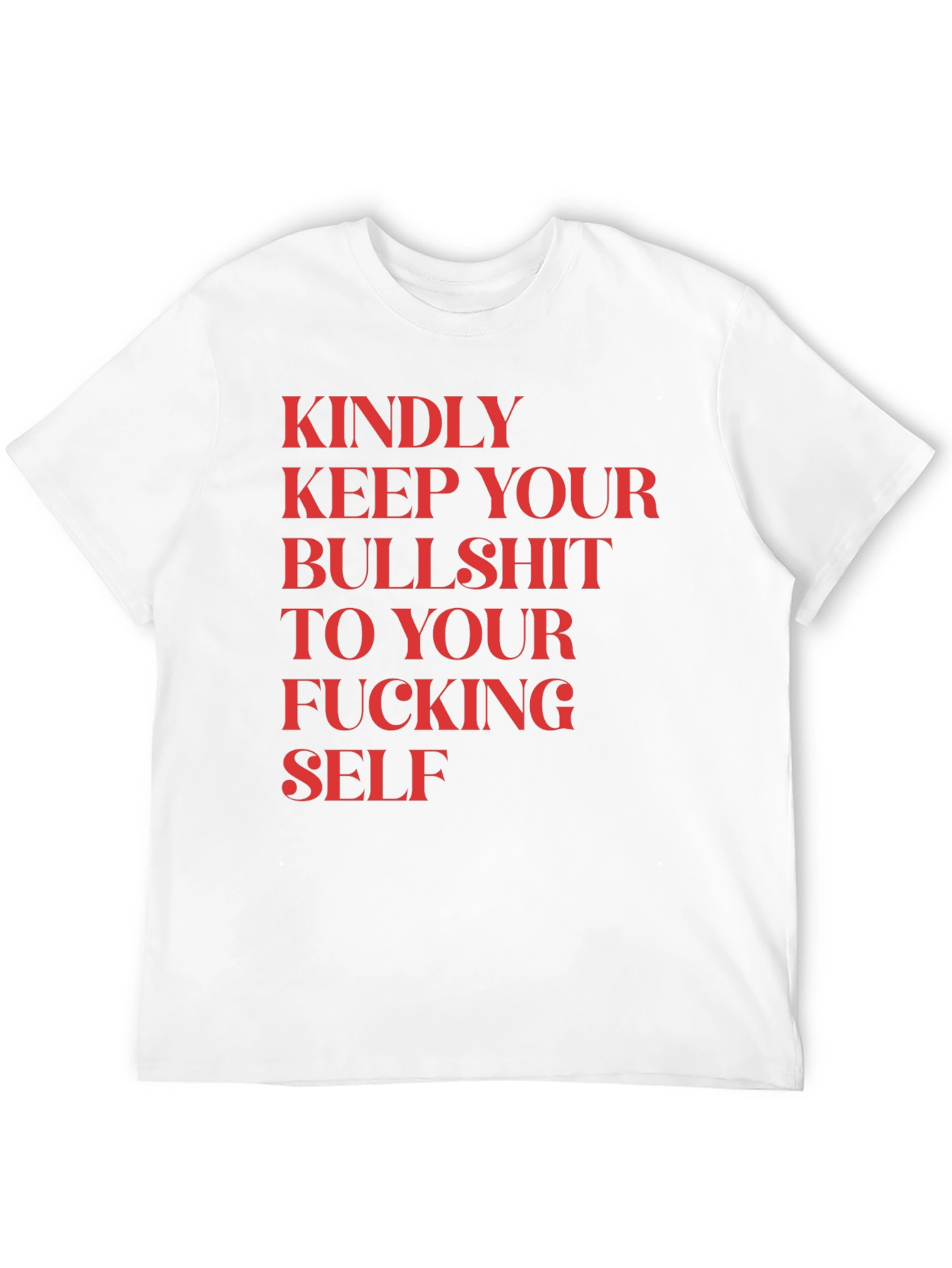 Keep Your Bullshit to Yourself Funny Graphic Tee