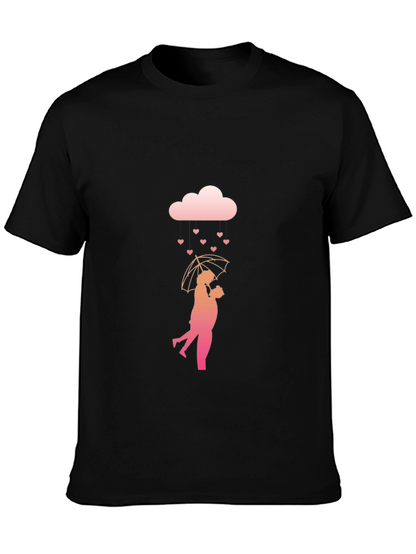 Romantic Rain Heart T-Shirt