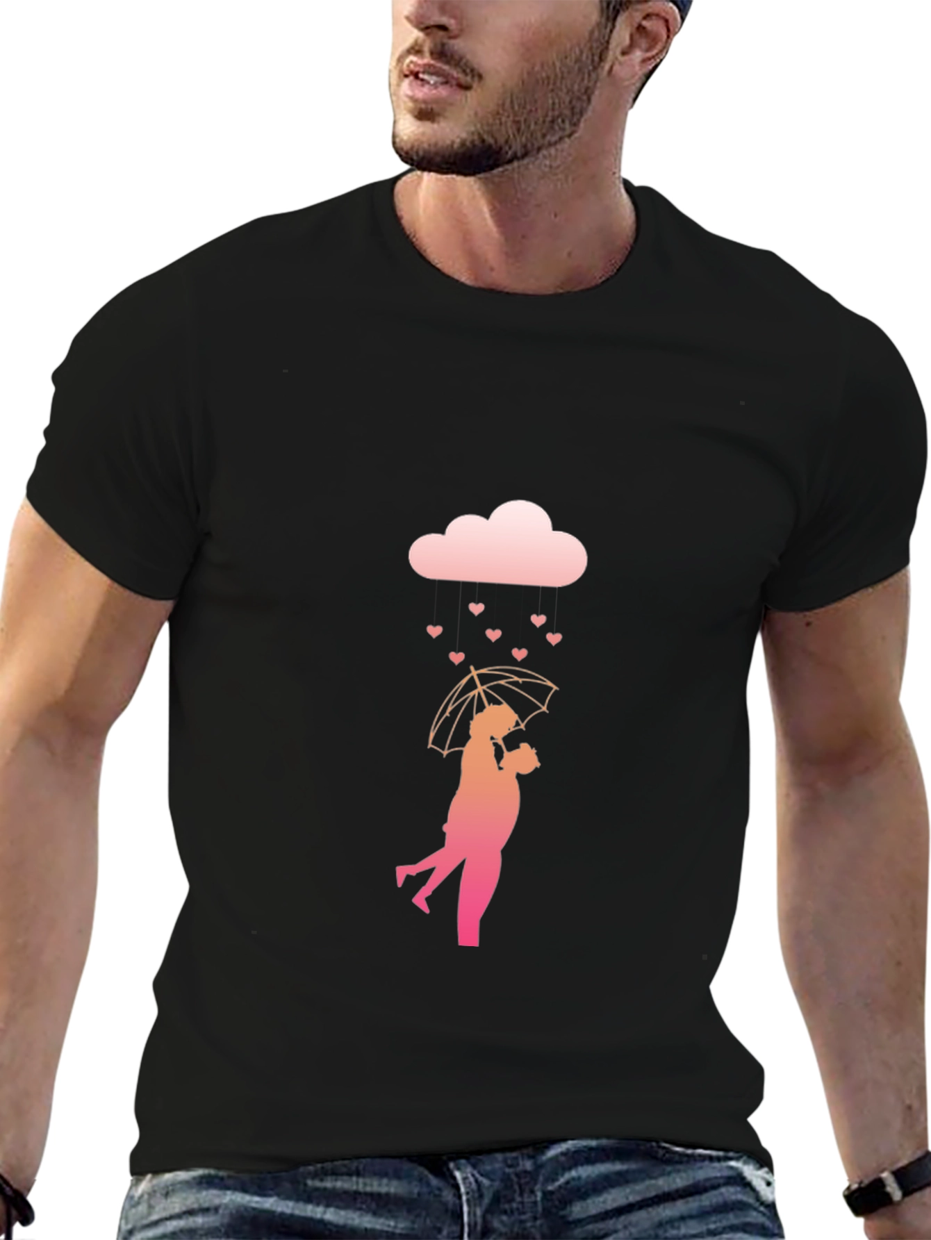 Romantic Rain Heart T-Shirt